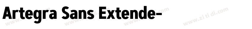 Artegra Sans Extende字体转换